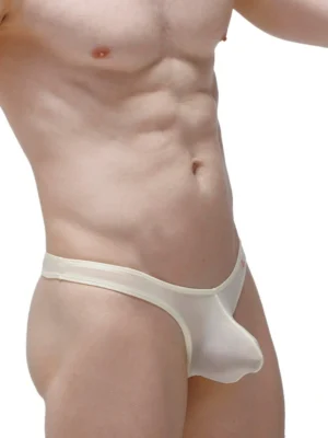 Thong Man Bulge Dome Petitq Yellow Soft 3