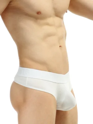 Thong Protruder Petitq Modal White 3