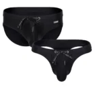 BLACKSWIMBRIEF THONGPACK