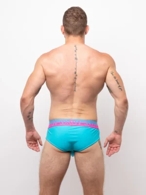 Bloc Brief Blue Pink Back