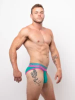 Classic Brief Green Pink Side