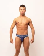 Classic Brief Navy Cream Front
