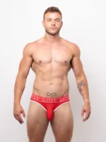 Classic Brief Red White Front