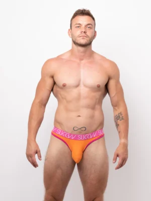 Classic Thong Sunrise Orange Front