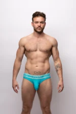 Classicbrief Scuba Blue Front