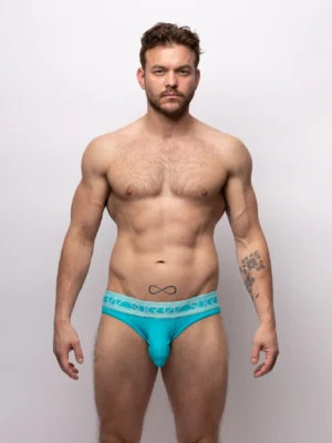 Classicbrief Scuba Blue Front