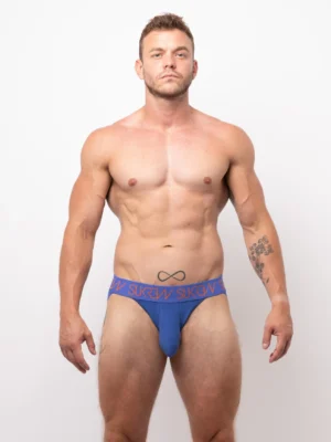 Jockstrap Royal Blue Front
