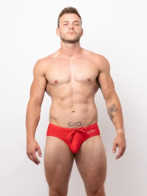 Torrent Swim Brief Red Front