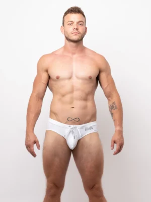 Torrent Swim Brief White Front