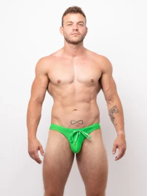Torrent Swim Thong Green Front