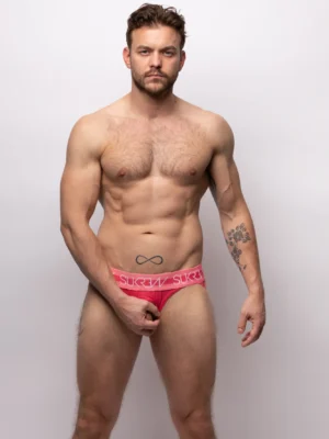 U Stylejockstrap Deep Coral Front