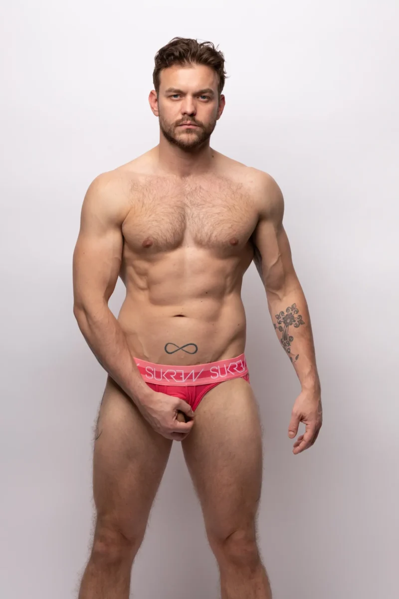 U Stylejockstrap Deep Coral Front