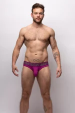 V Brief Deep Purple Front