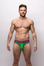 V Brief Verdant Green Front