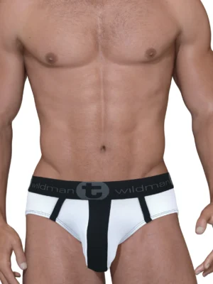 MEBR STRIPE WHT FRONT