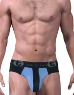 MI BR STRIPE Blk BLU Front