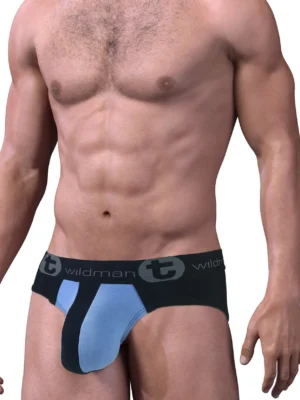 MI BR STRIPE Blk BLU Side