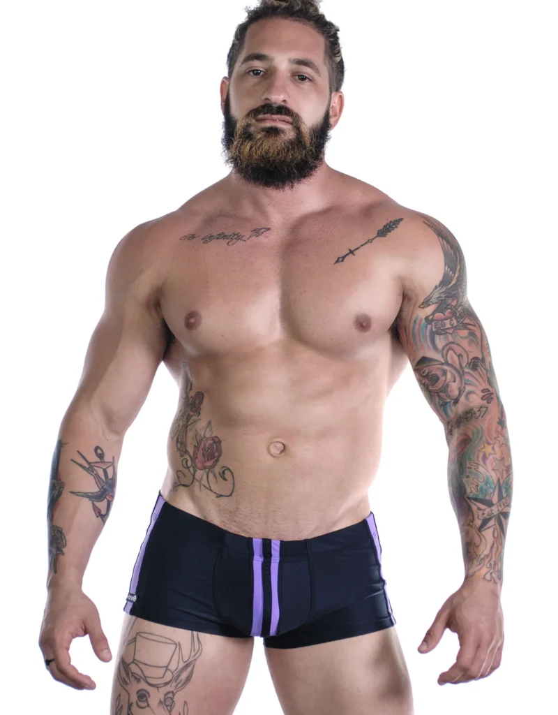 SPSQ BLK PURP